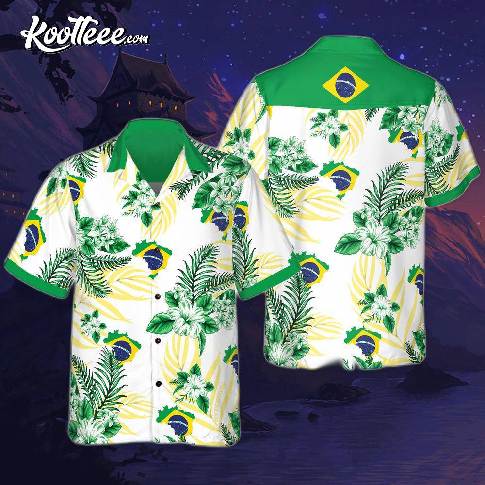Brazilian Proud Hawaiian - Adult & Kids T-Shirts, Sweatshirts & Hoodies apparel design preview 1