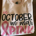 Breast Cancer Awareness October Pink Survivors - Adult & Kids T-Shirts, Sweatshirts & Hoodies apparel design preview 1