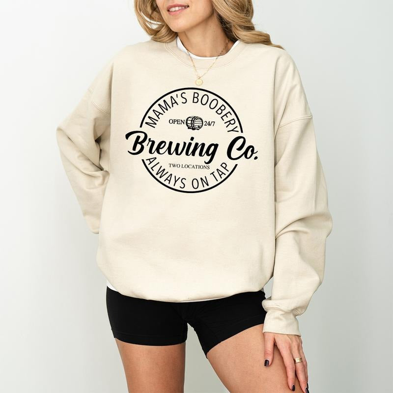 Breastfeeding Mamas Boobery Nursing New Mom Baby - Adult & Kids T-Shirts, Sweatshirts & Hoodies apparel design preview 1