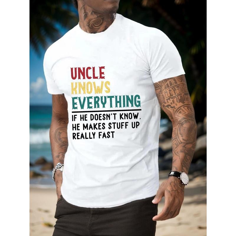 [Breathable Summer UNCLE KNOW EVERYTHING Print - Adult & Kids T-Shirts, Sweatshirts & Hoodies apparel design preview 1
