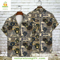 Milwaukee Brewers Hawaiian Tribal Tapestry MLB - Adult & Kids T-Shirts, Sweatshirts & Hoodies apparel design preview 1
