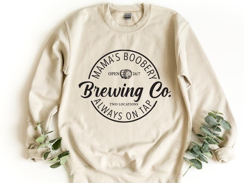 Brewing Co Breastmilk Moms Milk Boobery Jumper Baby - Adult & Kids T-Shirts, Sweatshirts & Hoodies apparel design preview 1
