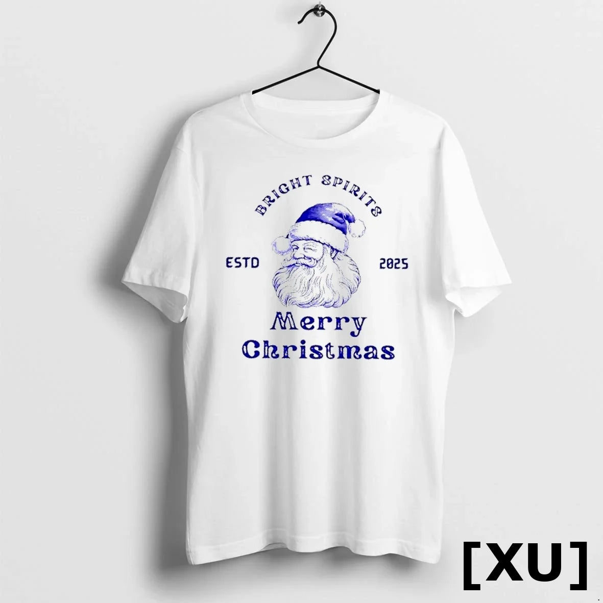 Bright Spirits Merry Christmas Estd 2025 Sweater - Adult & Kids T-Shirts, Sweatshirts & Hoodies apparel design preview 1