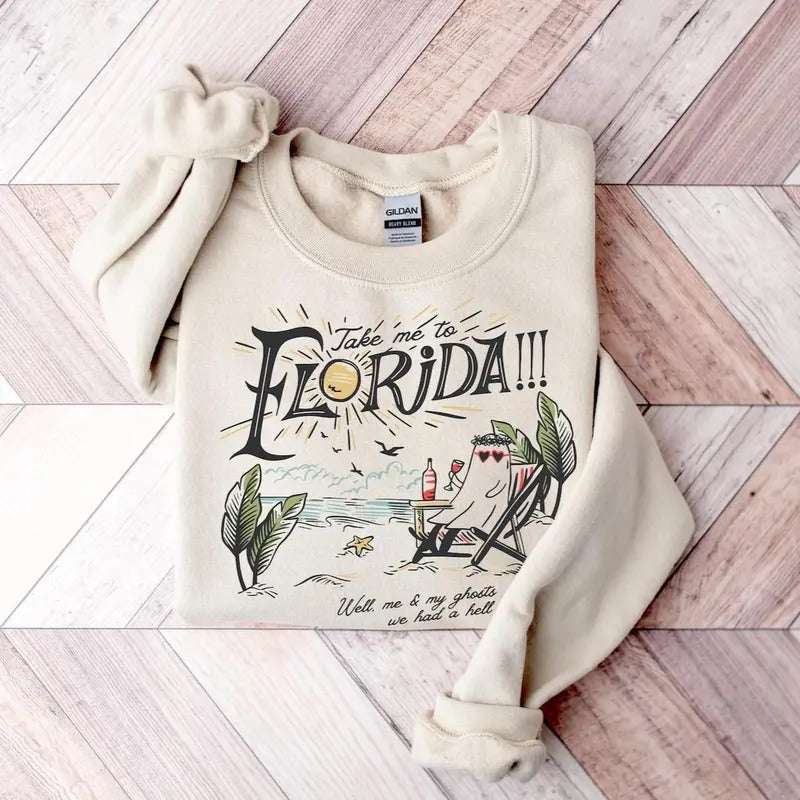 Bring Mich Nach Florida Sommerferien MäDchen Reise - Adult & Kids T-Shirts, Sweatshirts & Hoodies apparel design preview 1
