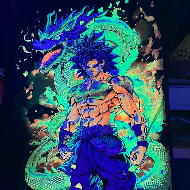 Broly Fase Oro Subtle Anime Menswear - Adult & Kids T-Shirts, Sweatshirts & Hoodies apparel design preview 1