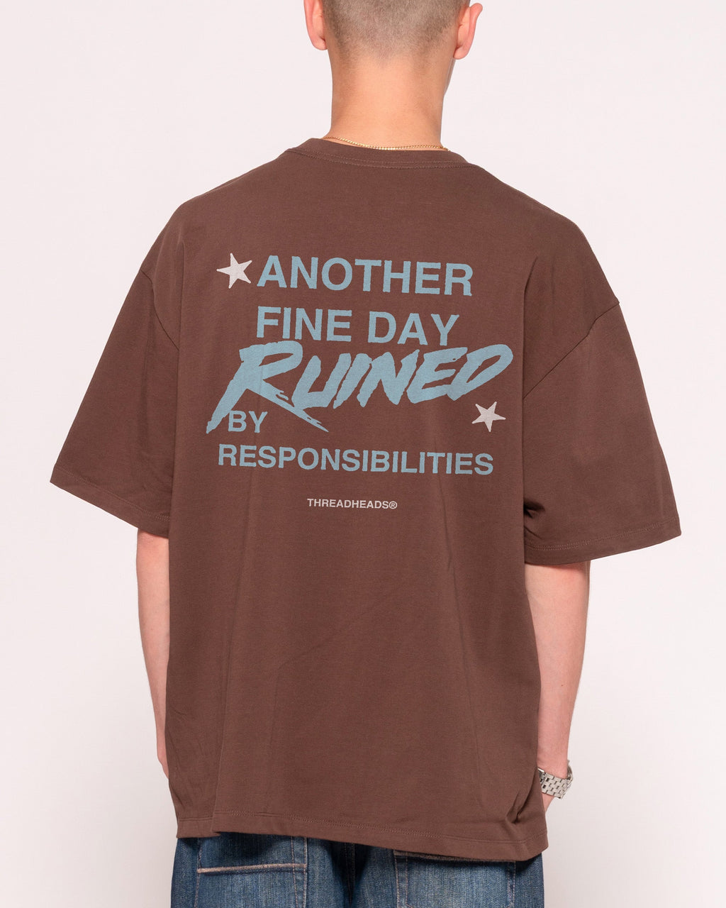 Another Fine Day Ruined Oversized - Adult & Kids T-Shirts, Sweatshirts & Hoodies apparel design preview 1