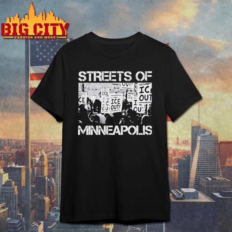 Bruce Streets Of Minneapolis Right Now - Adult & Kids T-Shirts, Sweatshirts & Hoodies apparel design preview 1