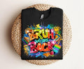 Bruh We Are Back School Retro Teachers Students Funny - Adult & Kids T-Shirts, Sweatshirts & Hoodies apparel design preview 1