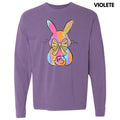 Brushstroke Faux Glitter Bunny Comfort Colors - Adult & Kids T-Shirts, Sweatshirts & Hoodies apparel design preview 1