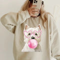 Bubblegum Westie Relaxed Fit Printed USA Womenswear - Adult & Kids T-Shirts, Sweatshirts & Hoodies apparel design preview 1
