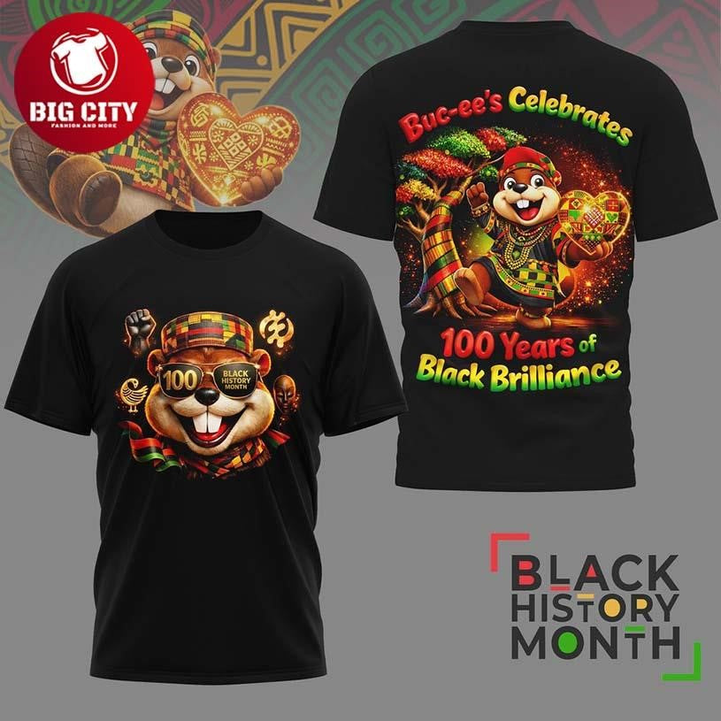 Buc-ee's 100 Years of Black Brilliance Special Two - Adult & Kids T-Shirts, Sweatshirts & Hoodies apparel design preview 1
