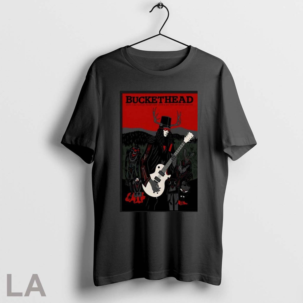 Buckethead Aug 15 Eugene Oregon 16 Roseland Theater - Adult & Kids T-Shirts, Sweatshirts & Hoodies apparel design preview 1