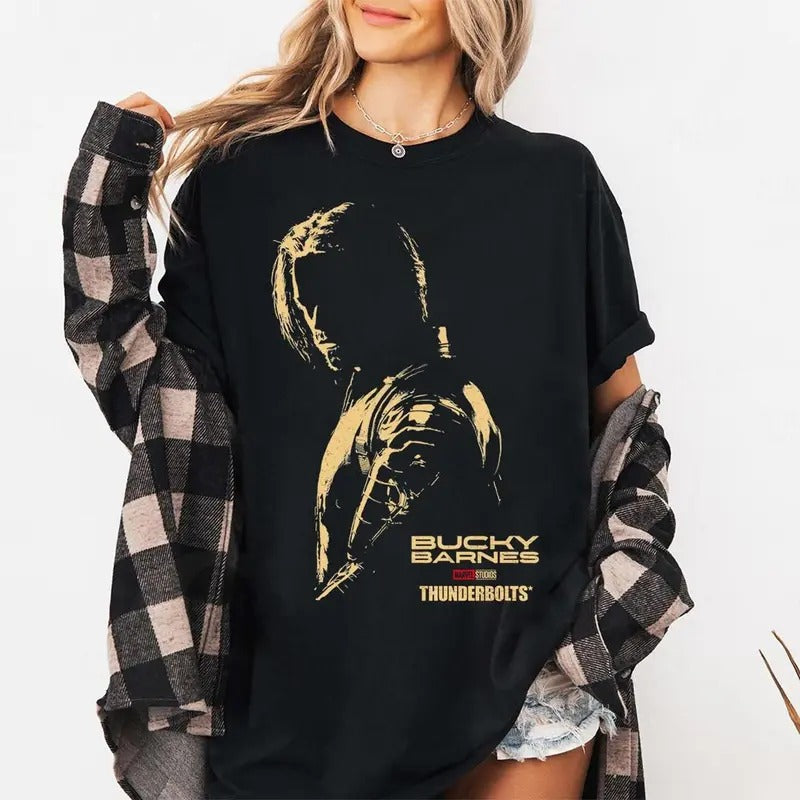 Bucky Barnes Vintage Thunderblts Fans Relaxed Fit - Adult & Kids T-Shirts, Sweatshirts & Hoodies apparel design preview 1