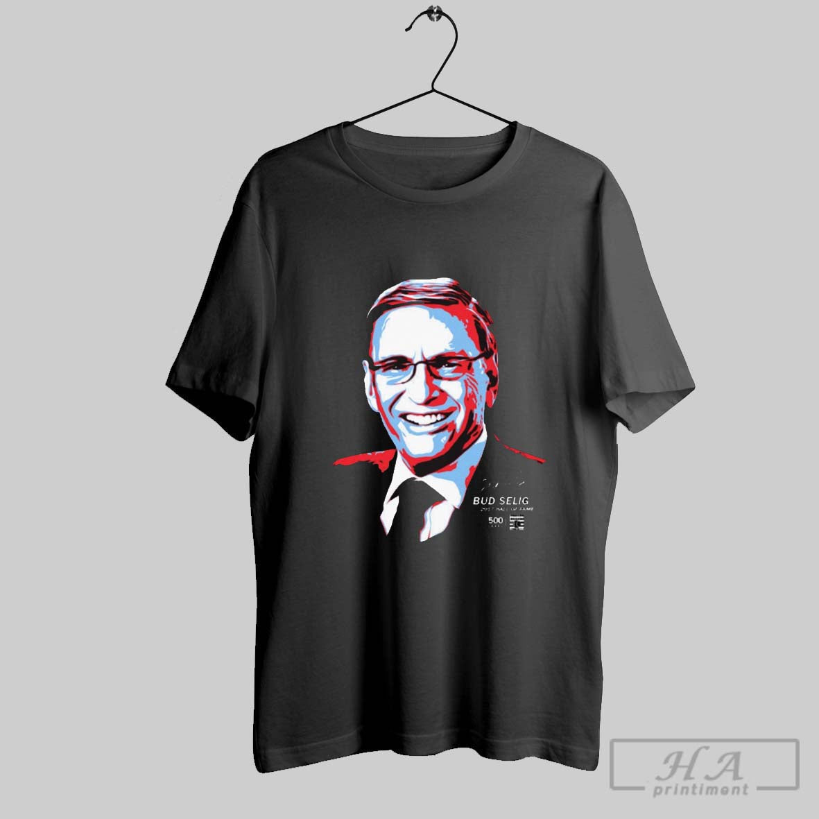 Bud Selig Commissioner 2017 Hall Of Fame National - Adult & Kids T-Shirts, Sweatshirts & Hoodies apparel design preview 1