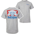 Budweiser Distressed Logo Front Back Print - Adult & Kids T-Shirts, Sweatshirts & Hoodies apparel design preview 1