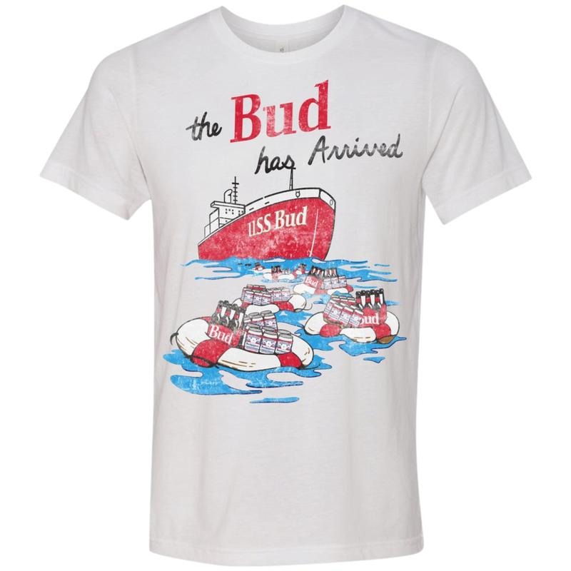 Budweiserr Front Print Vintage Ship - Adult & Kids T-Shirts, Sweatshirts & Hoodies apparel design preview 1