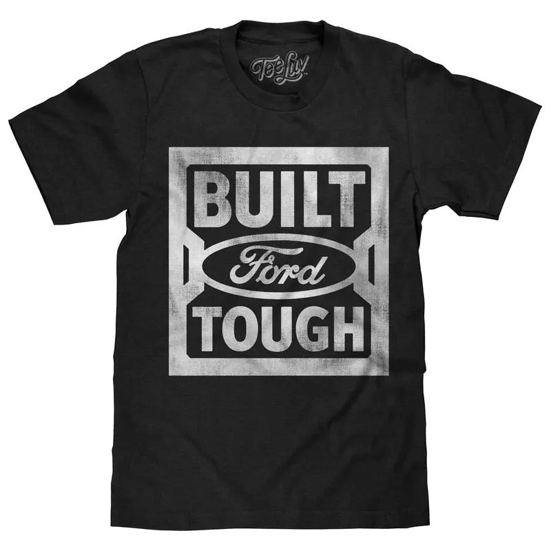 Built Ford Tough Steel Stamp Logo Black - Adult & Kids T-Shirts, Sweatshirts & Hoodies apparel design preview 1