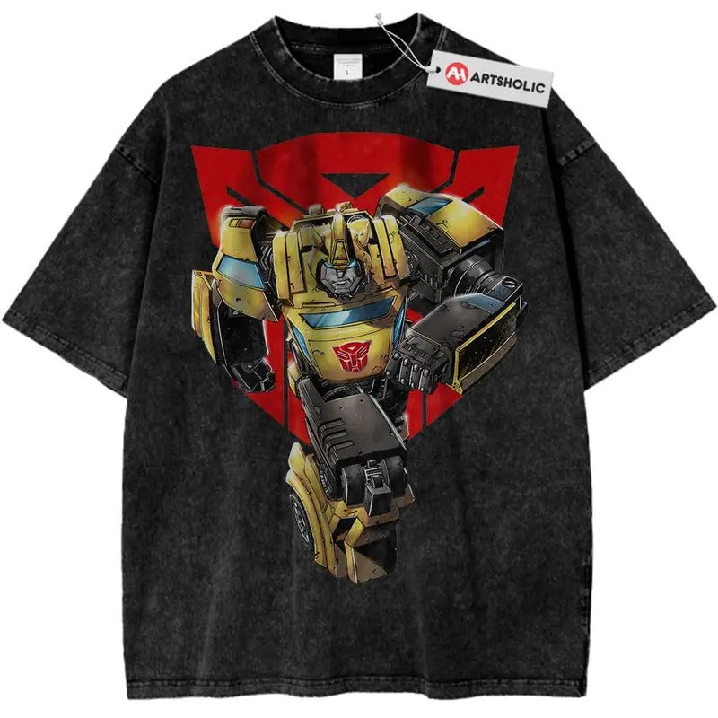 Bumblebee Transformers Movie Vintage - Adult & Kids T-Shirts, Sweatshirts & Hoodies apparel design preview 1