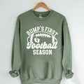 Bump'S First Football Season Pregnancy Announcement - Adult & Kids T-Shirts, Sweatshirts & Hoodies apparel design preview 1