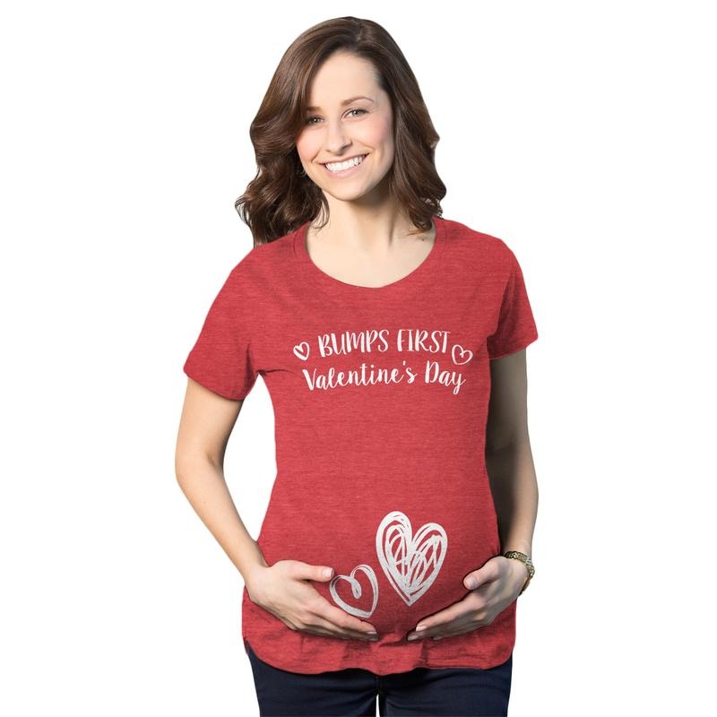 Bumps First Maternity Cute Announcement Baby - Adult & Kids T-Shirts, Sweatshirts & Hoodies apparel design preview 1