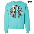 Bunny Checkered Monogram 'NLB' - Adult & Kids T-Shirts, Sweatshirts & Hoodies apparel design preview 1