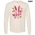 Bunny Gold Hearts Comfort Colors - Adult & Kids T-Shirts, Sweatshirts & Hoodies apparel design preview 1