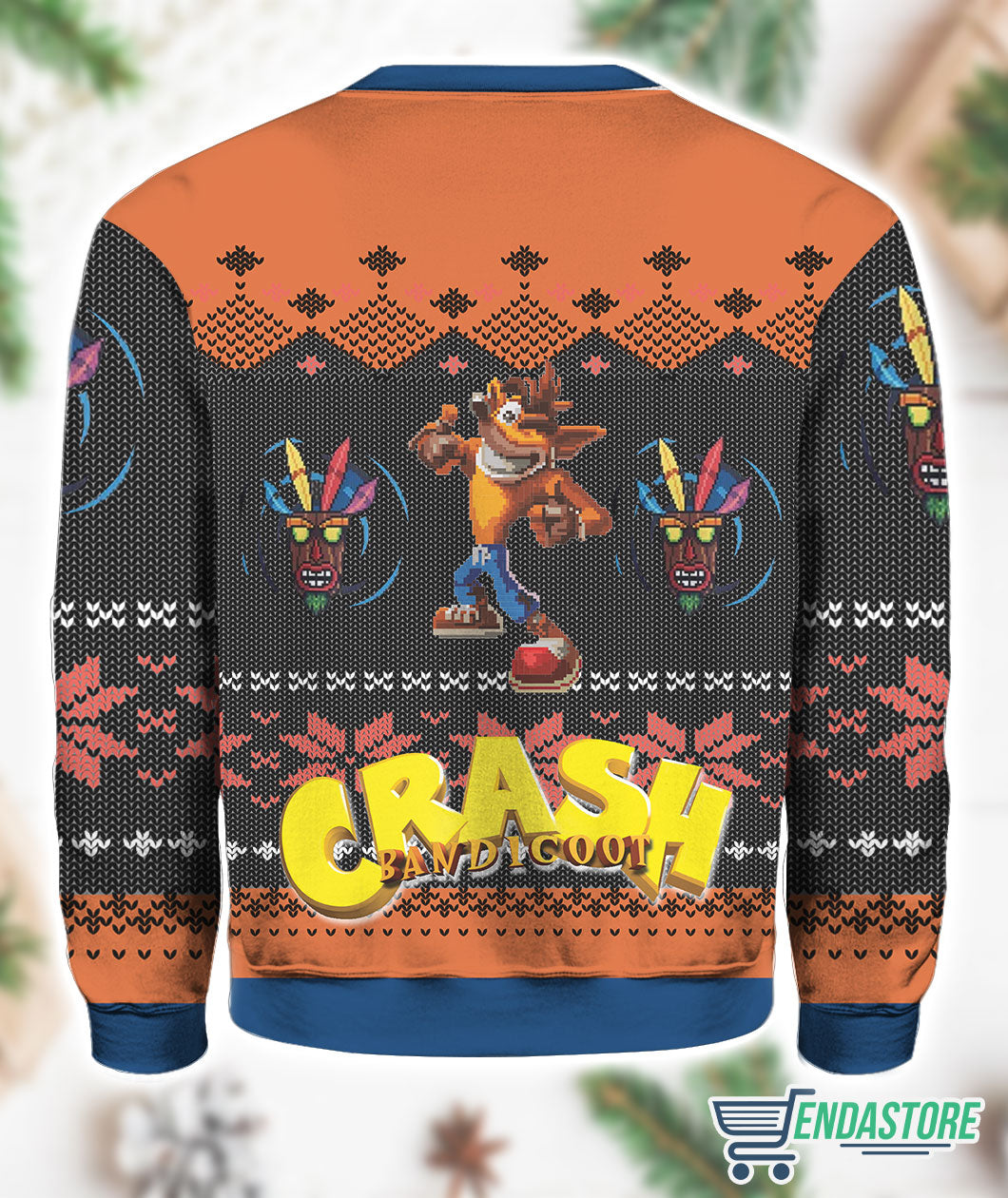 Crash Bandicoot Alt 3D Ugly Christmas Sweater - Holiday Gift product image 3