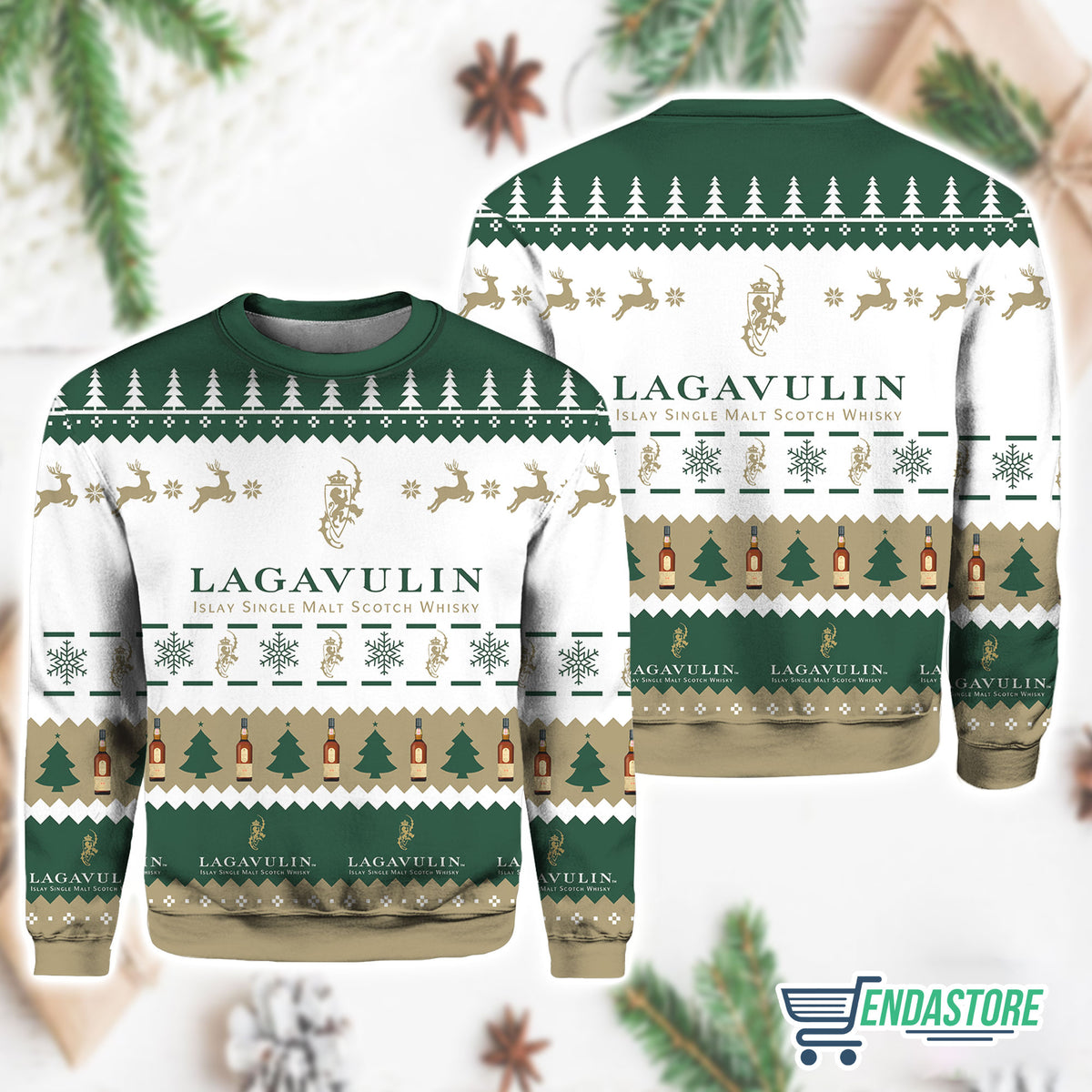 Lagavulin 3D Ugly Christmas Sweater - Holiday Gift product image 3