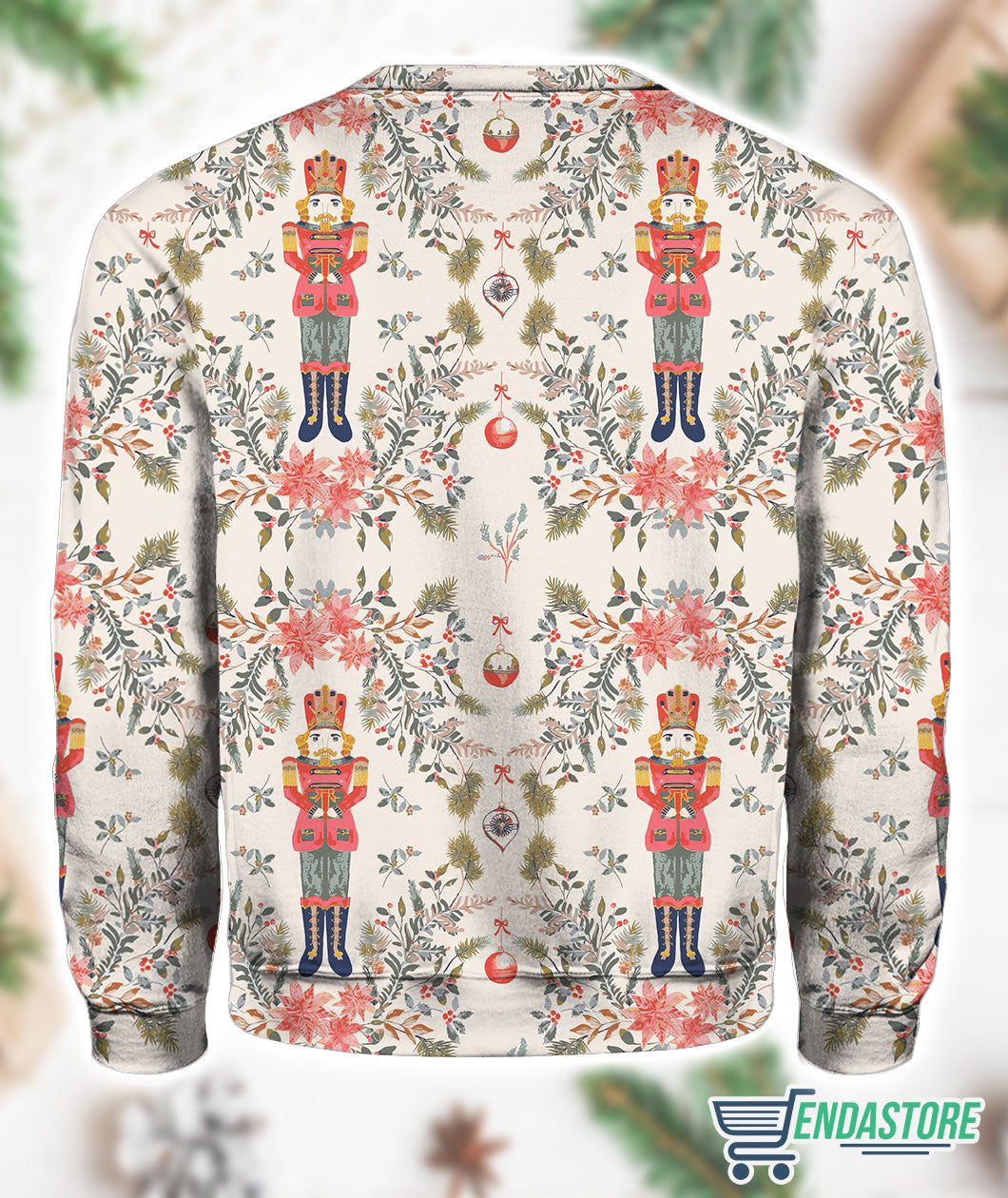Nutcracker Print Contrast Paneled Sweatshirt 3D Sweater - Gift Idea product image 2