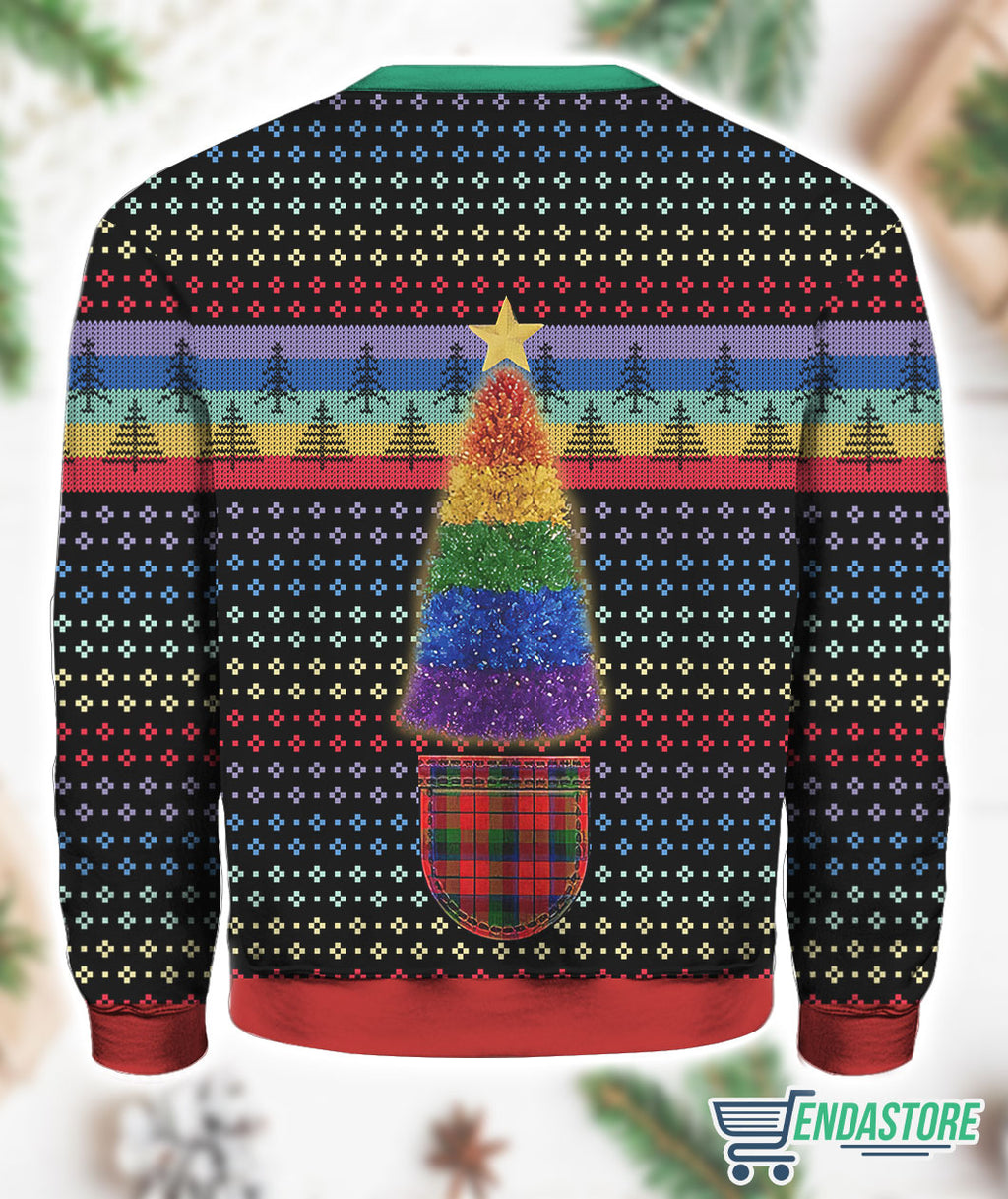 LGBT Christmas Tree 3D Christmas Sweater - Holiday Gift product image 2