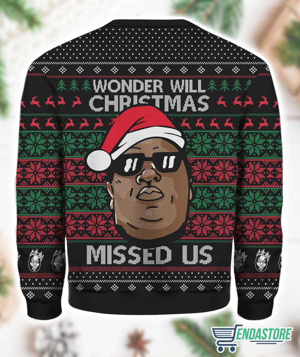 Wonder Why Christmas Missed Us 3D Christmas Sweater - Holiday Gift product image 2