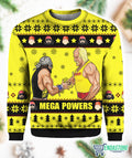 Mega Powers Macho Man and Hulk Hogan 3D Ugly Christmas Sweater - Holiday Gift product image