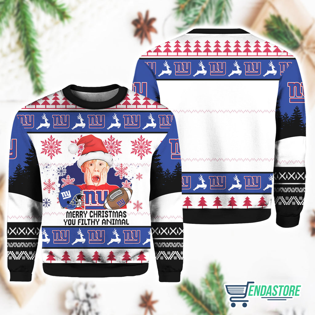 York Giant Home Alone 3D Ugly Christmas Sweater - Holiday Gift product image