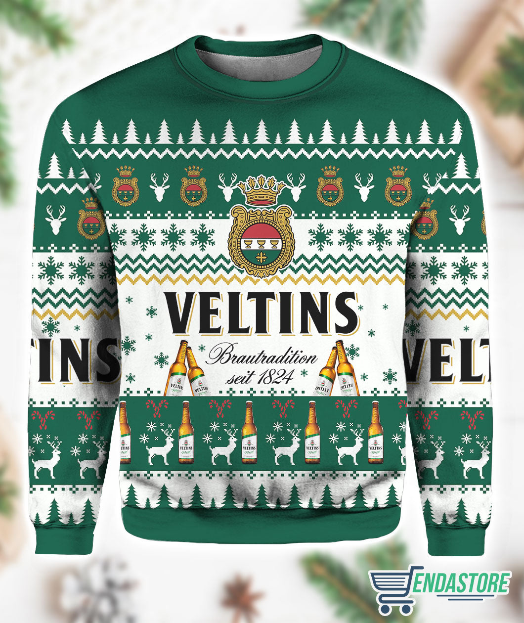 Veltins Brautradition Seit 1824 3D Ugly Christmas Sweater - Gift Idea product image