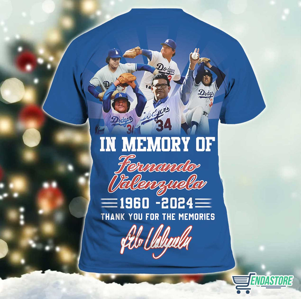 Fernando Valenzuela Thank You For The Memories 3D Sweater - Gift Idea product image 3