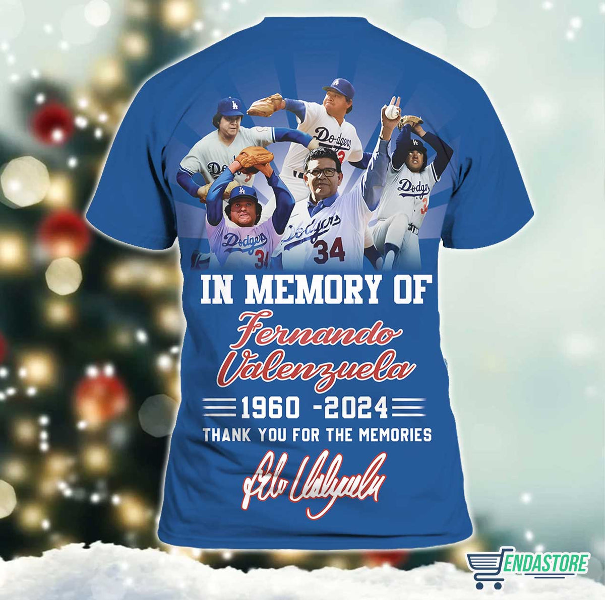 Fernando Valenzuela Thank You For The Memories 3D Sweater - Gift Idea product image 3