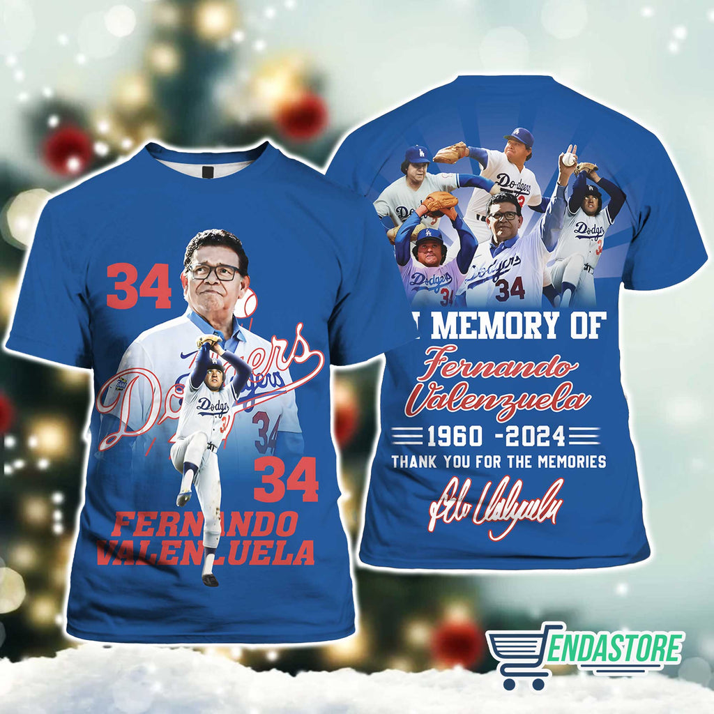 Fernando Valenzuela Thank You For The Memories 3D Sweater - Gift Idea product image 4