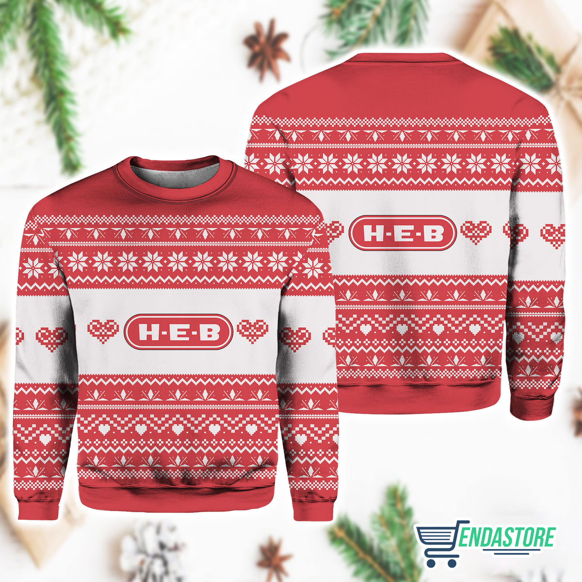 H-E-B 3D Ugly Christmas Sweater - Holiday Gift product image 4