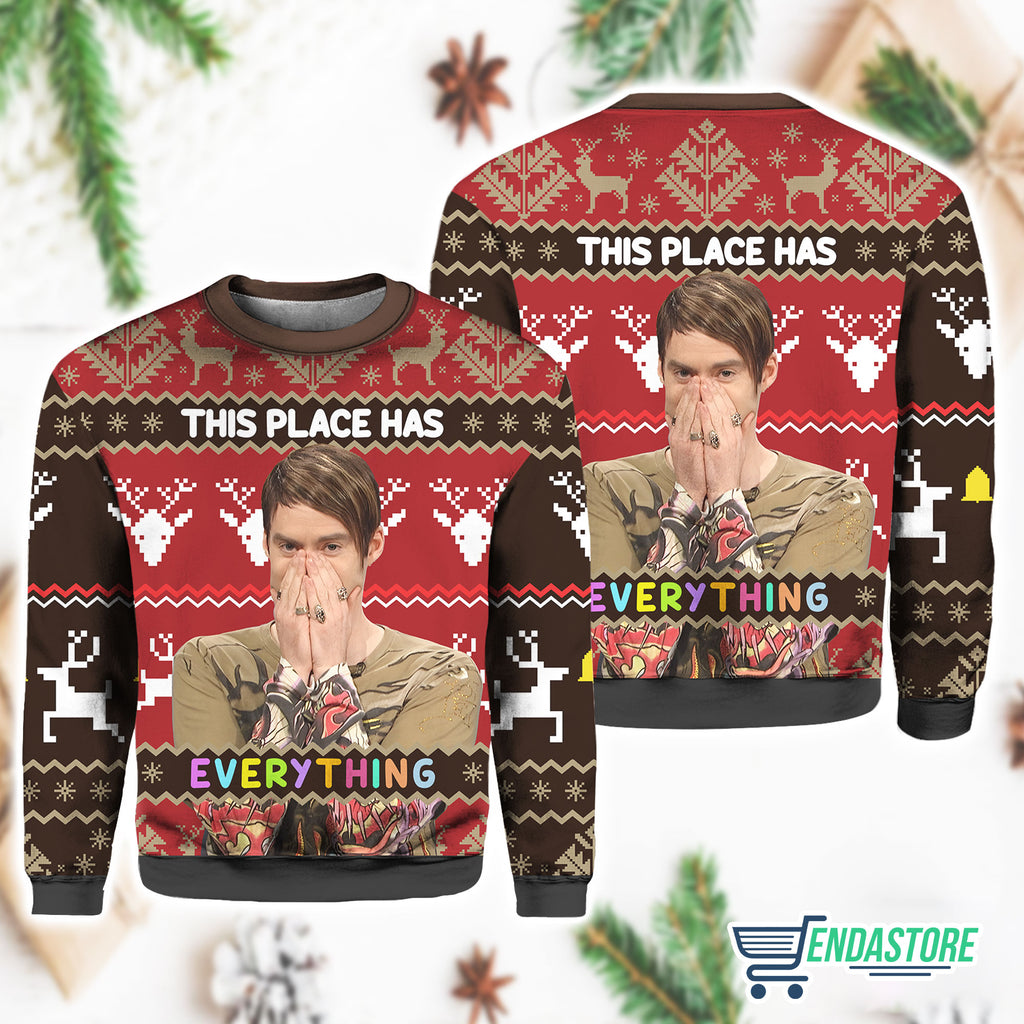 Saturday Night Live Stefon 3D Ugly Christmas Sweater - Holiday Gift product image 3