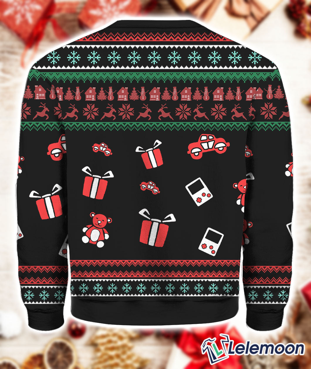 Santa My Milkshake Brings All The Toys To The Yard 3D Ugly Christmas Sweater - Holiday Gift product image 2