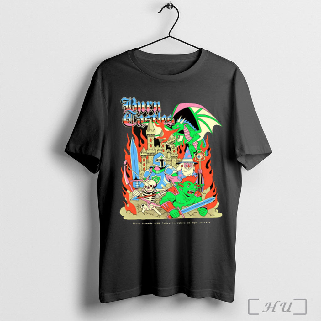 Burn Castles Make Friends With Fellow Travelers On - Adult & Kids T-Shirts, Sweatshirts & Hoodies apparel design preview 1