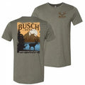 Busch Beer Brewed Hunt Front Back Print - Adult & Kids T-Shirts, Sweatshirts & Hoodies apparel design preview 1
