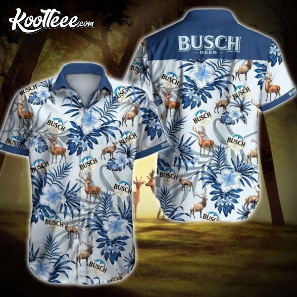 Busch Beer Deer Hunting Hawaiian - Adult & Kids T-Shirts, Sweatshirts & Hoodies apparel design preview 1