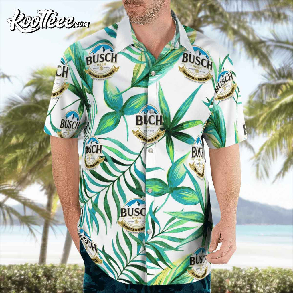 Busch Beer Hawaiian Shorts - Adult & Kids T-Shirts, Sweatshirts & Hoodies apparel design preview 1