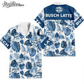 Busch Latte Tropical Flower Hawaiian - Adult & Kids T-Shirts, Sweatshirts & Hoodies apparel design preview 1
