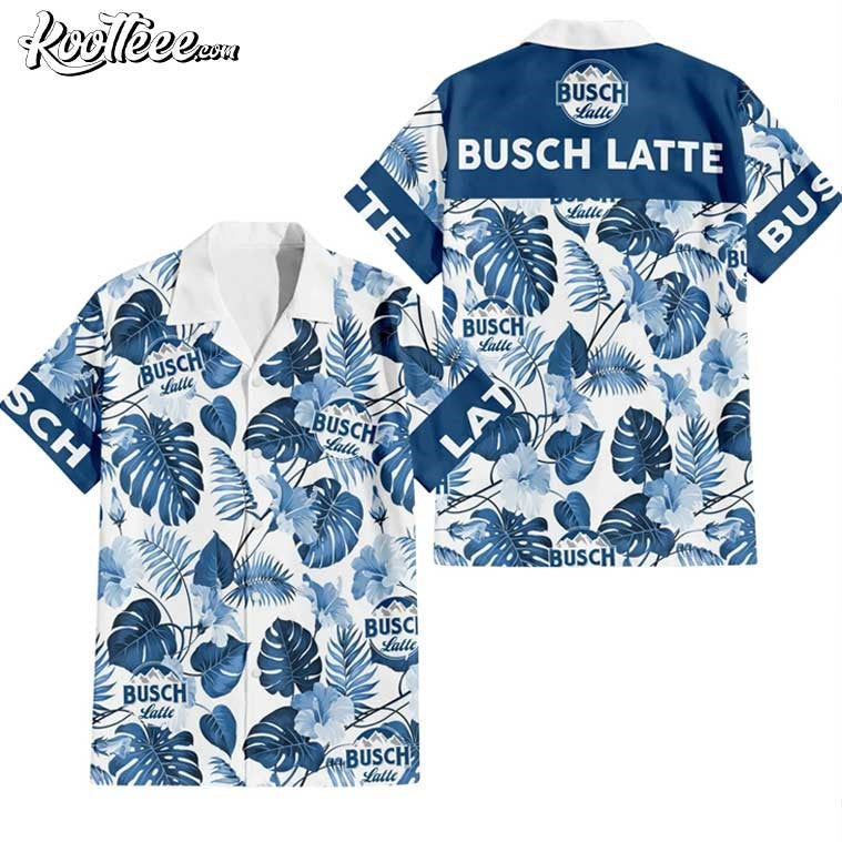 Busch Latte Tropical Flower Hawaiian - Adult & Kids T-Shirts, Sweatshirts & Hoodies apparel design preview 1