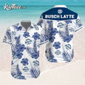Busch Latte Ver 2 Button Hawaiian - Adult & Kids T-Shirts, Sweatshirts & Hoodies apparel design preview 1