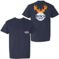 Busch Light Antlers Front Back Print Pocket - Adult & Kids T-Shirts, Sweatshirts & Hoodies apparel design preview 1