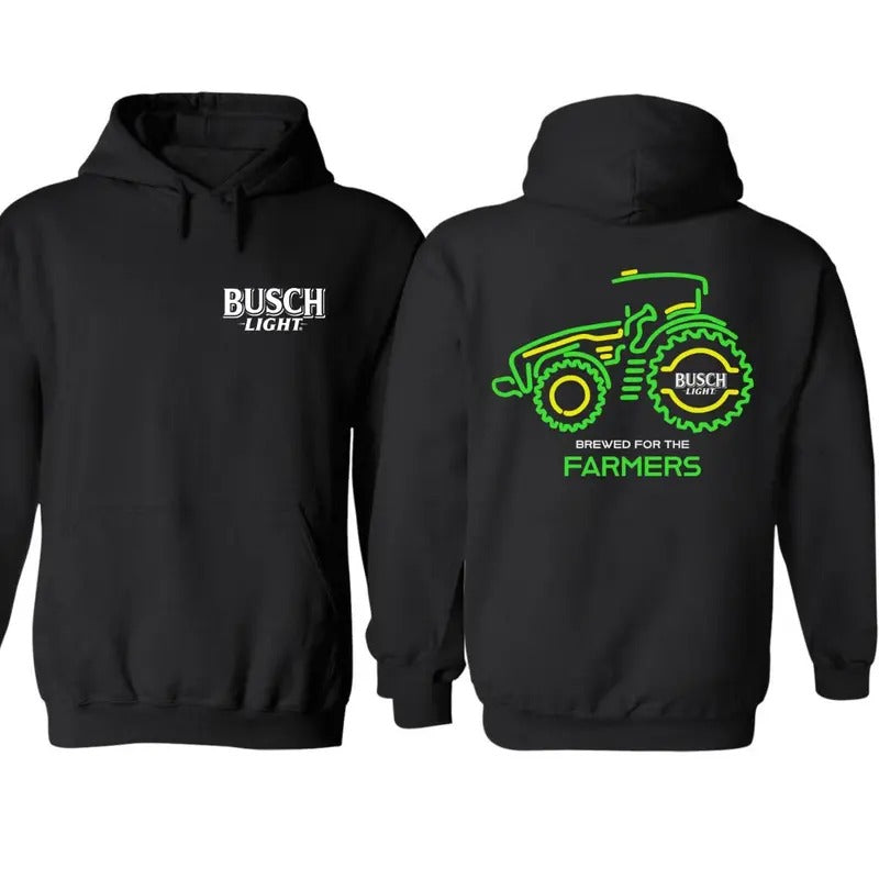 Busch Light Farmers Tractor 2 Sided Full Color Trend - Adult & Kids T-Shirts, Sweatshirts & Hoodies apparel design preview 1