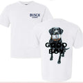 Busch Light Good Boy Funny Black Dog Graphics Cotton - Adult & Kids T-Shirts, Sweatshirts & Hoodies apparel design preview 1